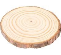 Rondelles de bois naturel Protocoles de pin ronds Peinture de bricolage DIY Fêtes de mariage Décoration5# 11-12cm