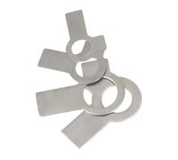 Rondelles de butée à double ergot en acier inoxydable 304, 2 à 100 pièces, M3-M22, avec longue languette(M10(16PCS))