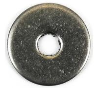 Rondelles de Carrosserie Inox A2 - Lot de 25 - Grandes Rondelles à Large Diamètre - Différents Ø intérieurs et extérieurs - Pour fixation métal, bois & carrosserie (5.3X20X1,5)