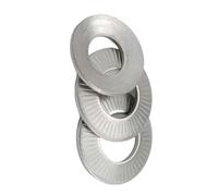 Rondelles de Contact à ressort moletée conique en acier inoxydable 200, 304 pièces, for usage industriel