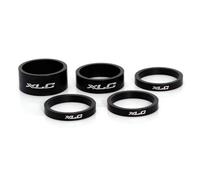 XLC Entretoises A-Head AS-A02 – Kit 5 (3×5 / 1×10 / 1×15 mm) – 1 pouce – Noir