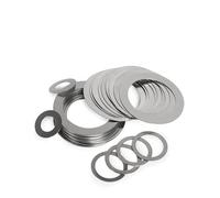 Rondelles de fixation 10/20 pièces M16-M25 cale en acier inoxydable Flat mince réglage rondelle plate haute précision roulement d'essieu entretoise joint épais 0.1 0.2 0.3 0.5mm (Size : M25x32 (10Pcs