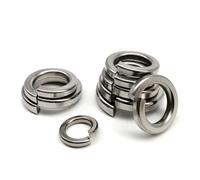 Rondelles de fixation 2/10/50/100pcs Sliver Washer Stainless Steel Spring Split Lock Gasket Elastic Rings M1.6 M2 M2.5 M3 M3.5 M4 M5 M6 M8 M10 M12 M14 M16 M20 M24 (Size : 100pcs M2.5)