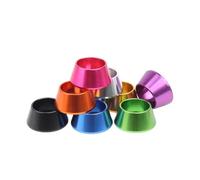 Rondelles de joint de tête de capuchon en alliage d'aluminium coloré M2 M2.5 M3 M4 M5 M6 M8, 1 à 10 pièces, pour pièces RC(Royal Blue,M2.5(10pcs))