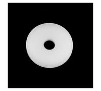 Rondelles de joint d'étanchéité à bague plate en Nylon, for vis boulons, blanc, noir, bleu, rouge, jaune, isolation plastique, entretoises rondes M2-M24(White,M4x10x1(100Pcs))