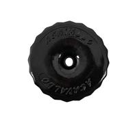Rondelles de mors pour cheval Gel Bit Guard Zaldi AC760A Noir 10 mm