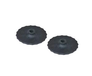 Rondelles de mors pour cheval Korsteel Noir TU