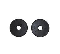 Rondelles de mors pour cheval Racing Tack Rosette Noir TU