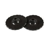 Rondelles de mors pour cheval silicone Horze Noir TU