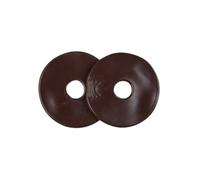 Rondelles de mors pour cheval silicone LeMieux Marron TU