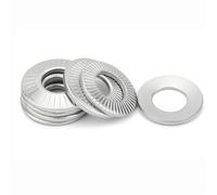 Rondelles de serrure de ressort, Rondelle de blocage dentelée à ressort disque en acier inoxydable M3 M4 M5 M6 M8 M10 M12 M16 A2 304 Joint élastique moleté conique(M12 10pcs)