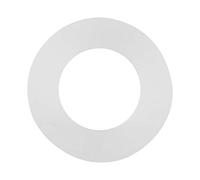 Rondelles de tuyau de douche, 12 pièces joints toriques en caoutchouc joints plats, joint d'étanchéité en silicone blanc, entretoises plates rondes en plastique pour pommeau de douche tuyau(3/4 inch)