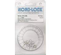 Rondelles de verrouillage Nord-Lock en acier inoxydable A4 avec diamètre extérieur agrandi NL10spss pour M10. d (mm) : 10,7 - D (mm) : 21 - T (mm) : 2,2