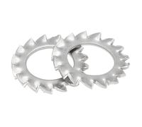 Rondelles dentées externes en acier inoxydable 304, 3 à 100 pièces, M3-M24(M24-3pcs)