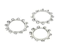 Rondelles dentées internes en acier inoxydable 304, 10 à 100 pièces, rondelles de blocage à dents externes M3-M24(External,20pcs M10)