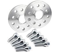 Rondelles D'espacement 2 Pièces 15mm Entretoise Roue Voiture Pour A1/A2/A3/A4/A6 (c4, C5, C6) 5 * 112/5 * 100 Cales En Aluminium Forgé Entretoises De Moyeu De Pneu Cales(Silver 40mm cone bolt)