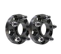 Rondelles D'espacement 2 Pièces Pour Hyundai Pour Kia Kit D'entretoises De Roue De Voiture Élargir 5x114.3 Hubcentric 67.1 7075-T6 Boulon Adaptateur En Aluminium: M12x1.5(2 piece Black 25mm)