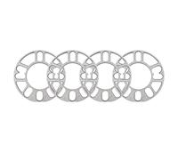 Rondelles D'espacement 4 Pièces 5mm Universel En Aluminium Entretoise De Roue De Voiture Cales Plaque Pour 4x100 4x114.3 5x100 5x108 5x114.3 5x120