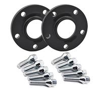 Rondelles D'espacement 5x120 Entretoises Roue Voiture Pour BMW E90 Pour M1 Pour M3 Pour M6 E36 E65 72.6mm Joint Roue Centré Bride Adaptateur Moyeu Roue + Écrou De Roue(15mm 40mm M12x1.5 Black)