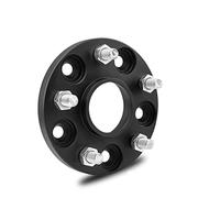 Rondelles D'espacement Élargissement Du Moyeu De Roue En Alliage D'aluminium PCD 5x108 63.4mm Pour Jaguar XF S-TYPEXJ S60 5x4.25 Entretoise(14x1.5 Black 15mm)