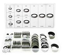 Rondelles d'étanchéité M5 à M24 - Résistantes à la température - Pour vis de vidange d'huile - 150 pièces (dans une boîte de rangement réutilisable/boîte de rangement/boîte de tri)