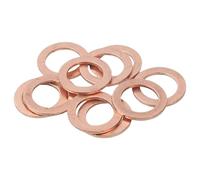 Rondelles d'étanchéité plates en cuivre de qualité supérieure M3-M60 | Joint idéal for l'automobile, la plomberie et les applications industrielles(10PC - M18 x 22mm x 1mm)
