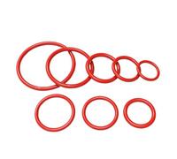 Rondelles d'étanchéitéà l'huile en joint torique en silicone 1.78 mm Épaisseur, 9.63mmx6.07mmx1.78mm, 6.07 mm ID, 9.63 mm OD