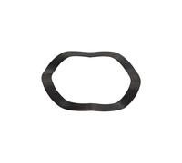 Rondelles élastiques ondulées et plissées Rondelle élastique noire de plusieurs tailles de rondelle de ressort de vague d'acier au carbone 65Mn(M14x17x0.3-20pcs)