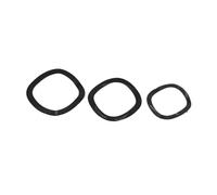 Rondelles élastiques ondulées et plissées Rondelles ondulées en acier, joint de rondelle à ressort, argent noir M3 à M34, 10/50 pièces(Black Carbon Steel,50pcs M4x8)
