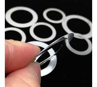 Rondelles en acier inoxydable, Joint de cale rondelle en acier inoxydable 304, M9-M40 d'épaisseur 0.1-0.5mm, paquet 10(Thick 0.5mm,M20x28mm (ID x OD))