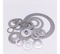 Rondelles en acier inoxydable, Joint de rondelle plate inox 304 épaisseur 0.2mm M3 à M20 paquet 100(7mm,12mm)