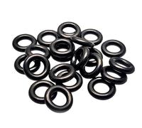 Rondelles en caoutchouc, joint torique EPDM, diamètre de fil 3,1 mm, diamètre intérieur 10,8 mm, diamètre extérieur 17 mm, bague d'étanchéité ronde, 10 pièces(6.8 x 13 x 3.1 mm)