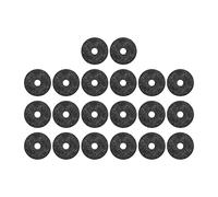 Rondelles en feutre pour cymbale, paquet de 20 |Accessoires pour batterie Secure - Grip |Pads de remplacement de 4 cm pour supports de cymbales/charleys/cymbales ride |Préserver (Grise)