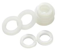 Rondelles en plastique transparent, 500 pièces, joint torique for vis, rondelles plates fines en plastique M2, M3, M4, M5, épaisseur 1 mm(M3x7x1)