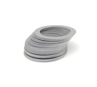 Rondelles fines en acier inoxydable M12, 50 pièces, jeu de joints de calage ultra-fins de haute précision, épaisseur: 0,1/0,2/0,3/0,5/0,8mm(12x16x0.1 50pcs)