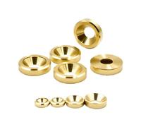 Rondelles fraisées en laiton M3 M4 M5 M6, rondelles à vis encastrées solides, joint tête plate métal 5/10/20/50pcs(M5x12x3mm,5pcs)
