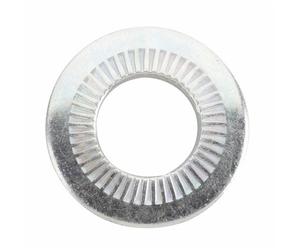 Rondelles frein contact - acier zingué blanc - 8x18 mm - 200 pièces VISWOOD