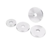 Rondelles lisses et Extra épaisses en acier inoxydable 304 M9 ~ M40, rondelles plates à joint élargi for le traitement de tour de tournage de précision CNC(M16x45x6(1pcs))