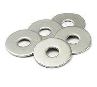 Rondelles M16, rondelles de carrossier plates en métal M16x30 mm d'épaisseur 3 mm-A2 304 en acier inoxydable (lot de 20), plates et rondes, pour vis et boulons