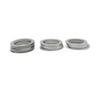 Rondelles, M30 M32 M35 Rondelle plate en acier inoxydable Joint de réglage de haute précision Cale ultra fine Épaisseur 0,1/0,2/0,3/0,5/1 mm(35x45x0.5 (6Pcs))