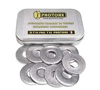 Rondelles Metal Inox M10 : (Diam.int = 10,5mm x Diam.ext = 27mm) Boite 10pcs Large Plate Type "L" en Acier Inoxydable A2 | Carrossier Bricolage Réparation | Anti-Corrosion Usage Exterieur-Interieur