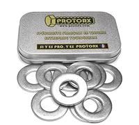 Rondelles Metal Inox M12 : Boite 10 Pcs Plate Moyenne Acier Inoxydable A2 | Usage Interieur et Exterieur | Carrossier Bricolage Réparation Mobilier Electroménager | Dimension (13mm x 27mm x 2,5mm)