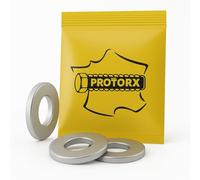 Rondelles Metal Inox M3 : 20pcs Large (Diam.int = 3,2mm x Diam.ext = 12mm) Plate Type "L" en Acier Inoxydable A2 | Carrossier Bricolage Réparation | Anti-Corrosion Usage Exterieur-Interieur