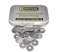 Rondelles Metal Inox M3 : Boite 50pcs Extra Large (Diam.int = 3,2mm x Diam.ext = 14mm) Plate Type "LL" en Acier Inoxydable A2 | Carrossier Bricolage Réparation | Anti-Corrosion Exterieur-Interieur