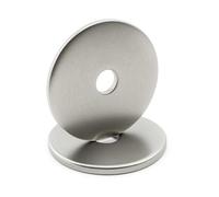 Rondelles métal INOX : M4 x 25 mm - ép. 1,5mm | Rondelle plate M4x25 mm | Acier inoxydable A2 (V2A / AISI 304) | Pour Vis, Écrous, Boulons : LOT DE 10 Pcs - ProRaje