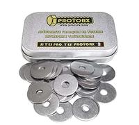 Rondelles Metal Inox M5 : Boite 30pcs Extra Large (Diam.int = 5,3mm x Diam.ext = 20mm) Plate Type "LL" en Acier Inoxydable A2 | Carrossier Bricolage Réparation | Anti-Corrosion Exterieur-Interieur