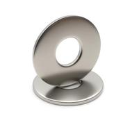 Rondelles métal INOX : M6 x 20 mm - ép. 1,5mm | Rondelle plate M6x20 mm | Acier inoxydable A2 (V2A / AISI 304) | Pour Vis, Écrous, Boulons : LOT DE 10 Pcs - ProRaje