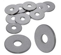 Rondelles Metal M8 : 50 Pièces Extra Large (Diam.int = 8,4mm x Diam.ext = 30mm) Plates Type"LL" Acier Inox A2 pour Ecrou Vis et Boulon | Anti-Rouille Usage Extérieur-Intérieur | Recharge Zip PROTORX