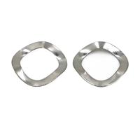 Rondelles ondulées à trois vagues en acier inoxydable 304, 5 à 50 pièces, M3-M51(50pcs M4x8x0.3)