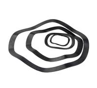 Rondelles ondulées M3-M118 en acier au manganèse 65#/acier inoxydable 304, 10 pièces, type crête ondulée 3/5/6/7, rondelles élastiques(65 steel M60x71x0.6)